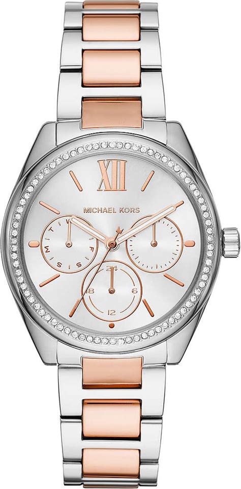 modellnummer mk 7093 l von michael kors|Brand New Michael Kors Janelle White/Rose gold colored steel .